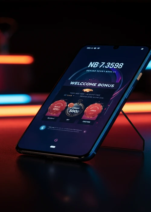 Jaak Casino welcome bonus banner displaying 100% match up to £100 and 100 Starburst spins on a mobile interface.